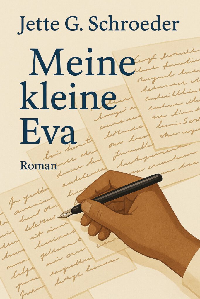 Coverentwurf zu "Meine kleine Eva". Ein Romanfragment der Autorin Jette G. Schroeder.
