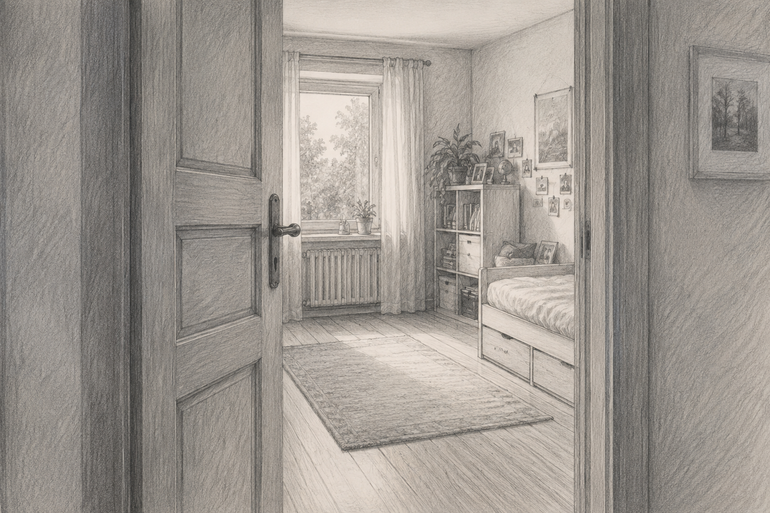 Kinder aus dem Haus