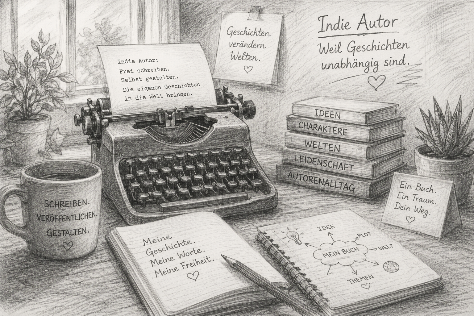 Indie-Autor: Bin ich das schon oder schreibe ich nur? indie autor